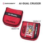 �ڽ����ѥ������С��� ���ǥå��� ���������ǥ奢�� ���롼���� �ѥ������С�  ODYSSEY Putter COVER Ai-DUAL CRUISER 26C