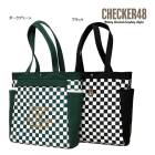 �����å����ե����ƥ������� ����� �ȡ��ȥХå� Checker48 GOLF TOTE BAG �饦��� �����å��� �ס��ǥ��� A4 ���� �ȥ��ס��ɥ� ���꡼�� �֥�å� 26ET