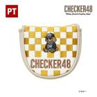 �����å����ե����ƥ������� ����� �ޥ�å� �ѥ��� ���С� Checker48 GOLF MALLET PUTTER COVER HC PT PC �饦��� �إåɥ��С� �����å��� �ɽ� 26ET