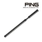 �ڽ�������åס� �ԥ� Ĺ�ܥѥ����ѥѥ�������å� WINN 2PC ROUND BLK/GRY PING PUTTER GRIP �饦��� �֥�å� ���졼