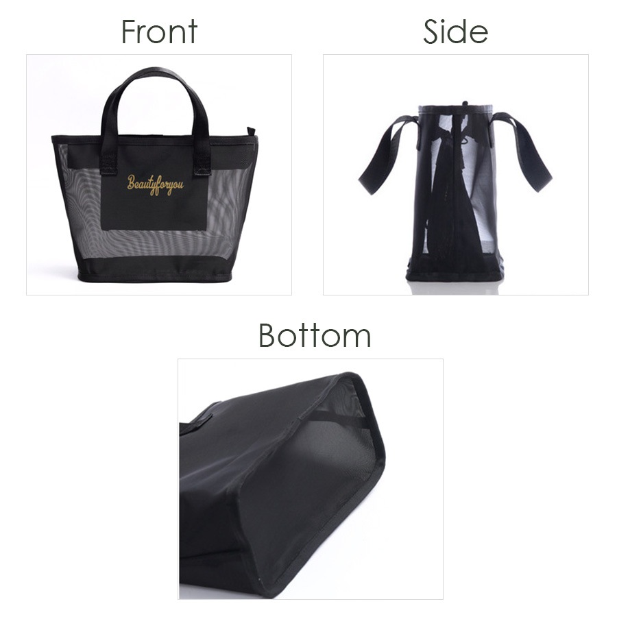 トートバック ポーチ セット メイクポーチ 小物入れ メッシュ 携帯用 大容量 化粧ポーチ コスメ 収納 リップ メイク道具 旅行 おしゃれ かわいい シンプル ワンポイント ロゴ ポケット バックインバック 持ち運び 春 夏 秋 冬 新作 黒 ブラック JOCOSA 9035