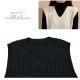 ニットベスト トップス Vネック 韓国ファッション 韓国 秋服 大人 オフィスカジュアル シンプル ストリート レディース 春 夏 秋 冬 新作 ブラック 黒 ホワイト 白 グレー 灰 イエロー 黄 ブラウン 茶 ブルー 青 アイボリー フリーサイズ JOCOSA 7038
