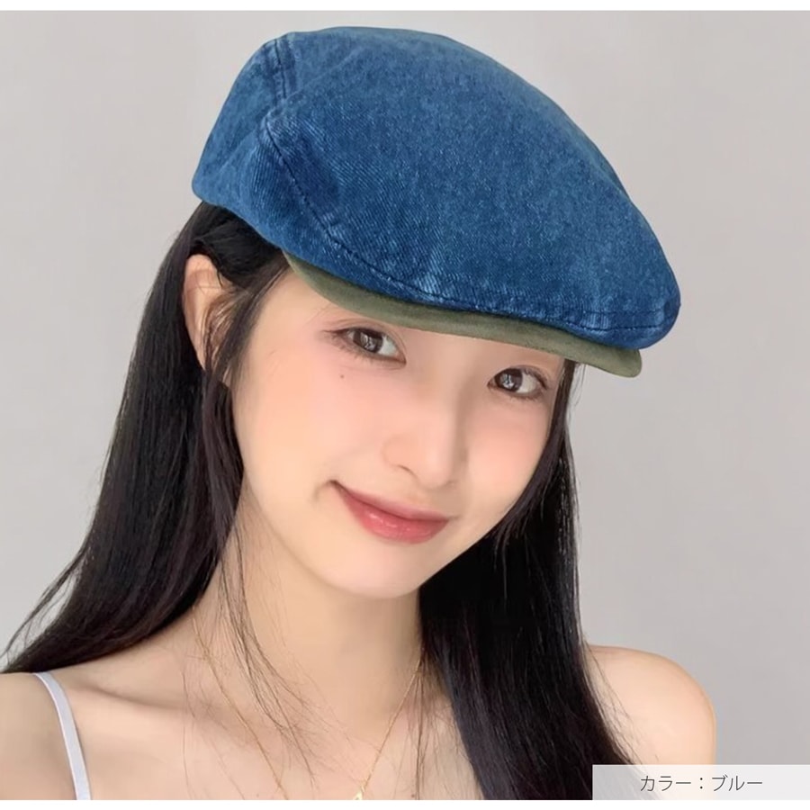 帽子 デニムハンチング レディース ハンチング帽 キャスハンチング デニム生地 カジュアル 大人カジュアル スポーティー アウトドアJOCOSA 9464