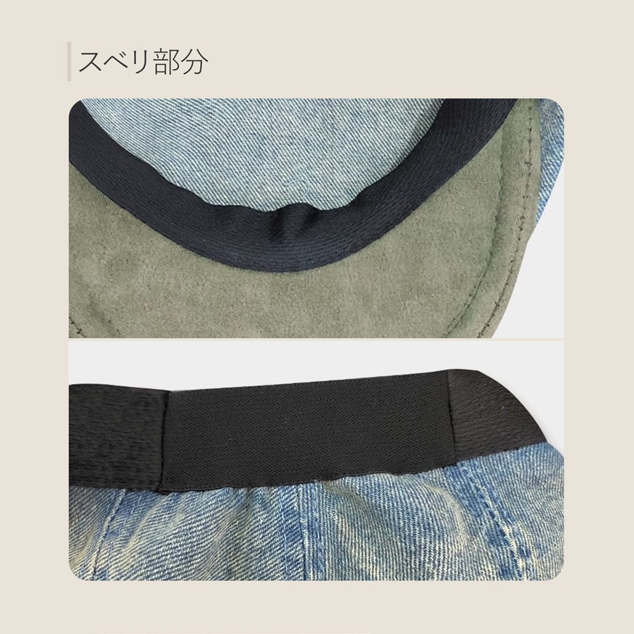 帽子 デニムハンチング レディース ハンチング帽 キャスハンチング デニム生地 カジュアル 大人カジュアル スポーティー アウトドアJOCOSA 9464