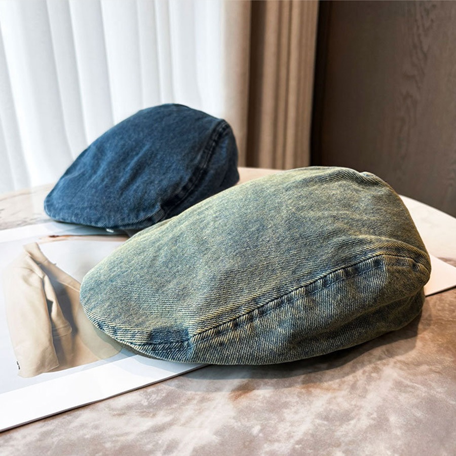 帽子 デニムハンチング レディース ハンチング帽 キャスハンチング デニム生地 カジュアル 大人カジュアル スポーティー アウトドアJOCOSA 9464