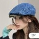 帽子 デニムハンチング レディース ハンチング帽 キャスハンチング デニム生地 カジュアル 大人カジュアル スポーティー アウトドアJOCOSA 9464