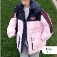 レディース ダウンジャケット 冬アウター 大きめサイズ フェイクダウン ミドル丈 オーバーサイズ 防風 防寒 あったか フード付き 韓国ファッション JOCOSA 9320