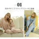 ワイドパンツ レディース 大きいサイズ ロング ニット 薄手 サマーニット 春 夏 秋 冬 ボトムス ウエストゴム ルームウェア 高身長 大人 無地 涼しい ゆる ゆったり くすみ ピンク ブルー ベージュ ブラック 黒 JOCOSA 8163