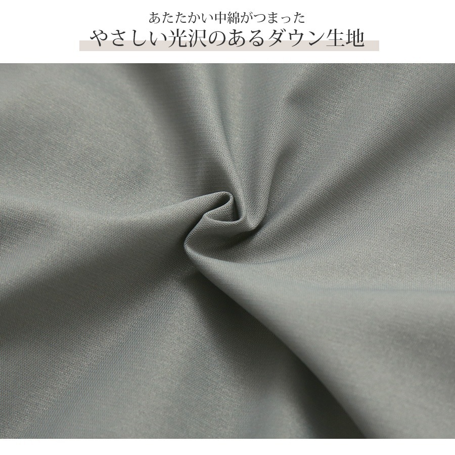 ダウン ベスト アウター 防寒 ポケット レディース 秋 冬 新作 ブラック アイボリー グレー ライトグレー S M L JOCOSA 9313