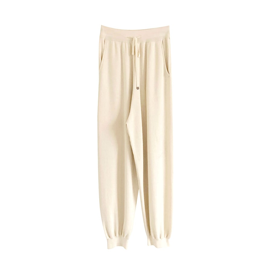 ジョガーパンツ レディース 大きいサイズ ロング ニット 薄手 サマーニット 春 夏 秋 冬 ボトムス ウエストゴム ストレッチルームウェア 大人 無地 涼しい ゆる ゆったり くすみ ピンク ブルー ベージュ ブラック 黒 JOCOSA 8164 送料無料 即納