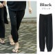 ジョガーパンツ レディース 大きいサイズ ロング ニット 薄手 サマーニット 春 夏 秋 冬 ボトムス ウエストゴム ストレッチルームウェア 大人 無地 涼しい ゆる ゆったり くすみ ピンク ブルー ベージュ ブラック 黒 JOCOSA 8164 送料無料 即納