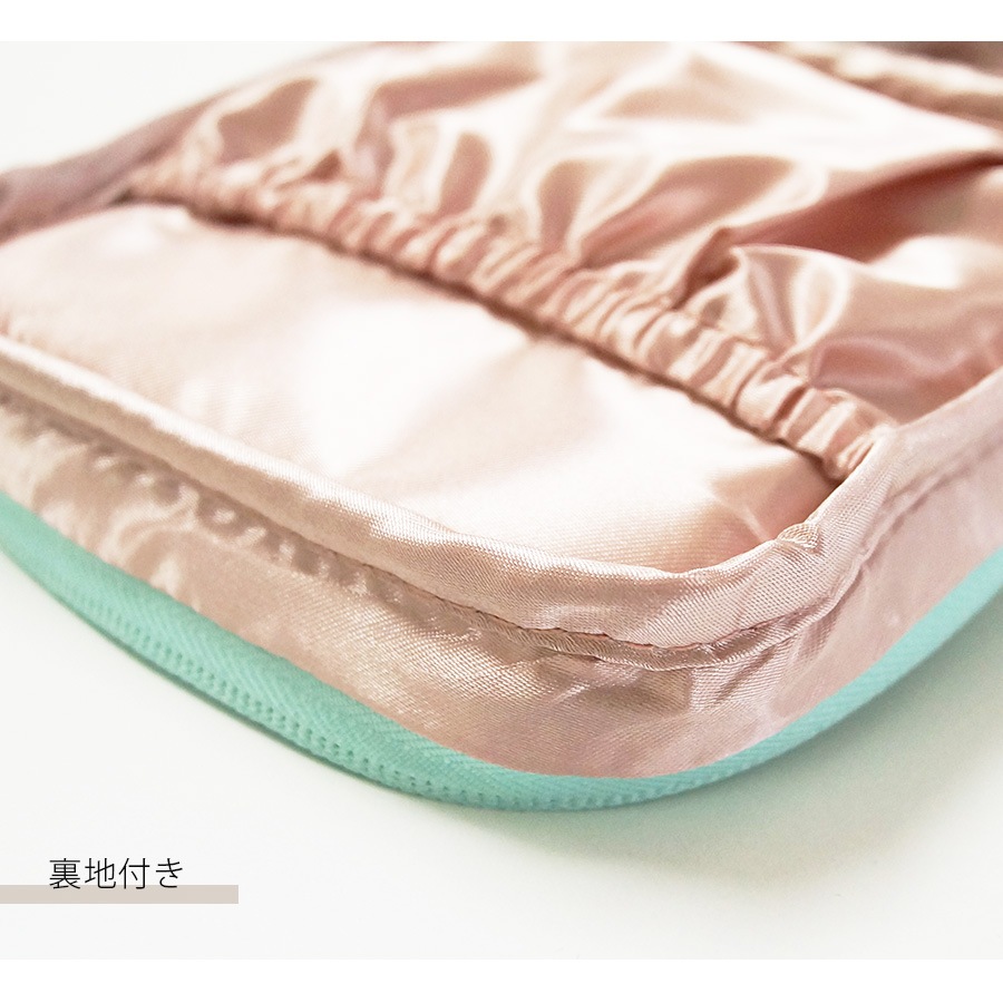 化粧ポーチ 撥水 サニタリー メイクポーチ 小物入れ サニタリーポーチ 生理用品 ナプキンポーチ ナプキン 化粧品 コスメ 収納 リップ メイク道具 おしゃれ シンプル ワンポイント ロゴ 裏地付き 新作 ブラック 黒 グリーン 緑 レッド 赤 ミントグリーン ピンク JOCOSA 9036