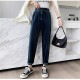 テパードパンツ レディース 春夏秋冬 新作 ズボン ボトムス ルームウェア ウエストゴム リブ コーデュロイ ベロア サイドポケット ロング リラックス 大人 可愛い かっこいい おしゃれ 韓国 韓国風 ブラック 黒 ダークグリーン 緑 アイボリー ブラウン 茶 MLXL JOCOSA 8174