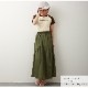 ロゴT Tシャツ トップス ショート丈 半袖 ロゴ バイカラー レディース 春 夏 秋 新作 グレー ブルー アイボリー M L XL JOCOSA 7219