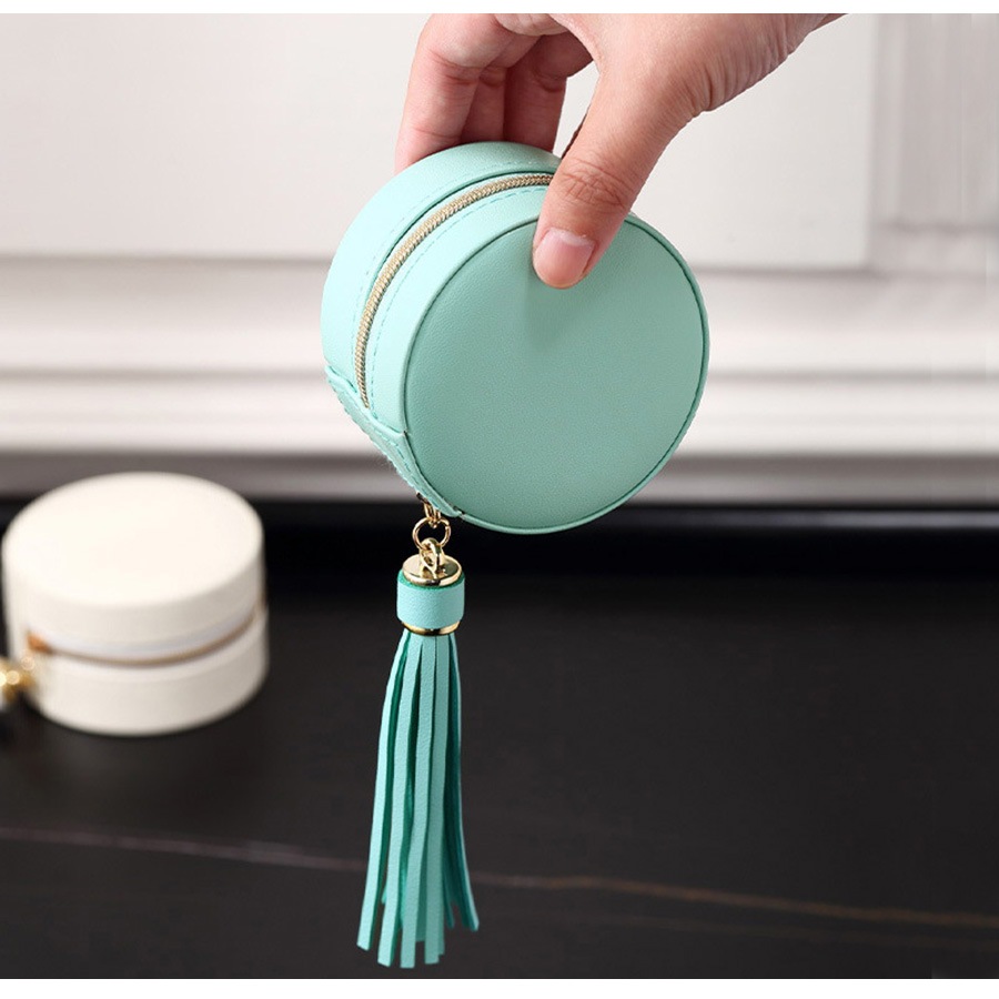 ジュエリーボックス ジュエリーケース アクセサリーケース アクセサリー収納 アクセサリーボックス 携帯用 収納ボックス 収納ケース ピアス イヤリング 指輪 リング ネックレス おしゃれ かわいい 持ち運び 春夏秋冬 新作 ホワイト 白 グリーン 緑 JOCOSA 9004 即納