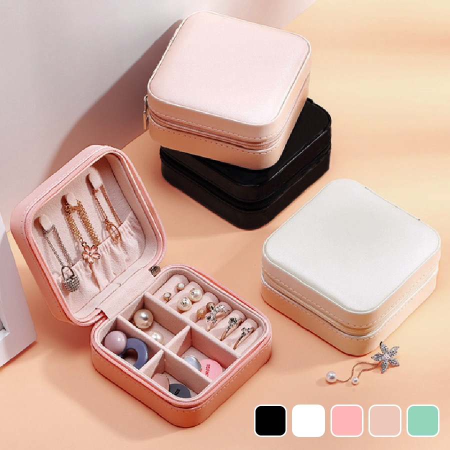 ジュエリーボックス ジュエリーケース アクセサリーケース アクセサリー収納 アクセサリーボックス 携帯用 ポーチ ピアス イヤリング 指輪 リング ネックレス おしゃれ かわいい 持ち運び 春夏秋冬 新作 ブラック 黒 ホワイト 白 ピンク ベビーピンク JOCOSA 9005 即納