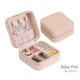 ジュエリーボックス ジュエリーケース アクセサリーケース アクセサリー収納 アクセサリーボックス 携帯用 ポーチ ピアス イヤリング 指輪 リング ネックレス おしゃれ かわいい 持ち運び 春夏秋冬 新作 ブラック 黒 ホワイト 白 ピンク ベビーピンク JOCOSA 9005 即納