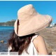 つば広 ハット 帽子 バケットハット ボタン 日よけ 紫外線 対策 2way 韓国ファッション レディース プチプラ シンプル 大人 おしゃれ 新作 春 夏 秋 ブラック 黒 ベージュ 茶 ブラウン フリーサイズ JOCOSA 9409