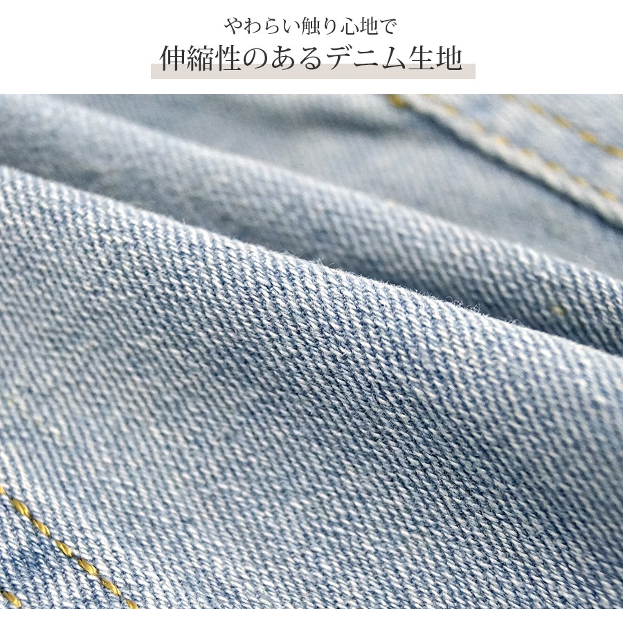 ショートパンツ デニム ハイウエスト 短パン ジーパン ドロスト 韓国ファッション レディース 新作 春 夏 秋 ブラック グレー ブルー S M L XL JOCOSA 9127