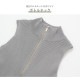 ニットワンピース ノースリーブ フロントジップ ボトルネック シャツカラー タイト ショート丈 夏ワンピース レディース 春 夏 秋 新作 ブラック グレー フリーサイズ JOCOSA 9275
