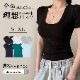 Ｔシャツ トップス 半袖 ミドル丈 カットソー ストレッチ レディース 春 夏 秋 新作 ブラック ホワイト グレー ネイビー グリーン ブルー S M L XL JOCOSA 8069