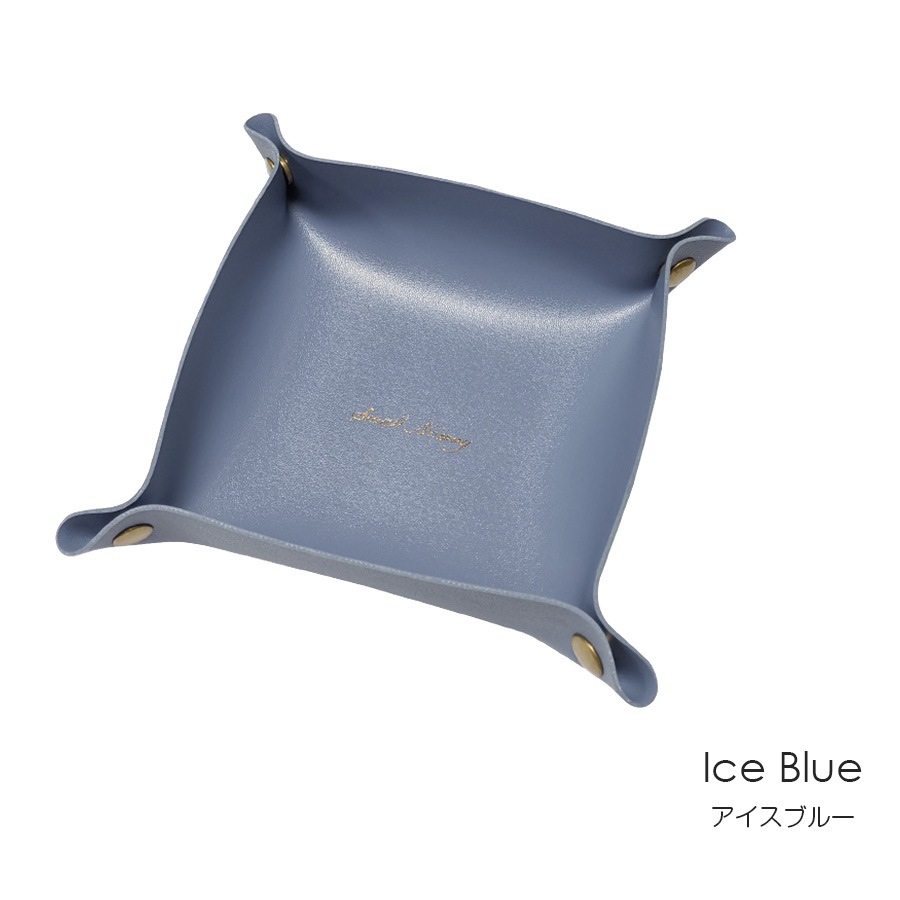 レザートレイ インテリア 雑貨 おしゃれ マルチトレー 収納 正方形 小物入れ 革小物 英文字 ロゴ かわいい 春夏秋冬 新作 16cm マスタード キャメル グレー グリーン 緑 ワインレッド 赤 グレージュ ミントグリーン ブラック 黒 ピンク JOCOSA 9007 送料無料 即納