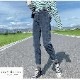 デニムパンツ ストレート ロング丈 ジーパン カジュアル ポケット シンプル 無地 ストリート 韓国ファッション レディース 新作 春 夏 秋 冬 ブラック 黒 ダークグレー 灰 アイボリー ライトブルー ブルー グレイッシュブルー 青 S M L XL JOCOSA 9106