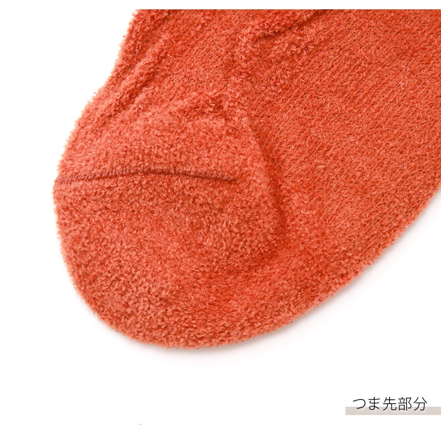 靴下 ソックス もこもこ 厚手 3足セット ランダム あったか レディース 春 秋 冬 新作 ブラック ホワイト ピンク グリーン オリーブ ラベンダー オレンジ フリーサイズ JOCOSA 9445