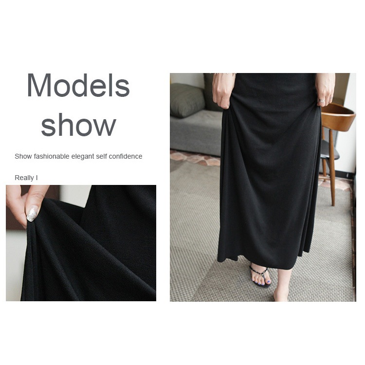 ワンピース レディース 春夏秋冬 半袖 ロング丈 前ボタン 膝下丈 フレア 裾ヘムライン シンプル 無地 カジュアル おしゃれ ルームウェア ブラック 黒 ネイビー JOCOSA 8273 送料無料 即納