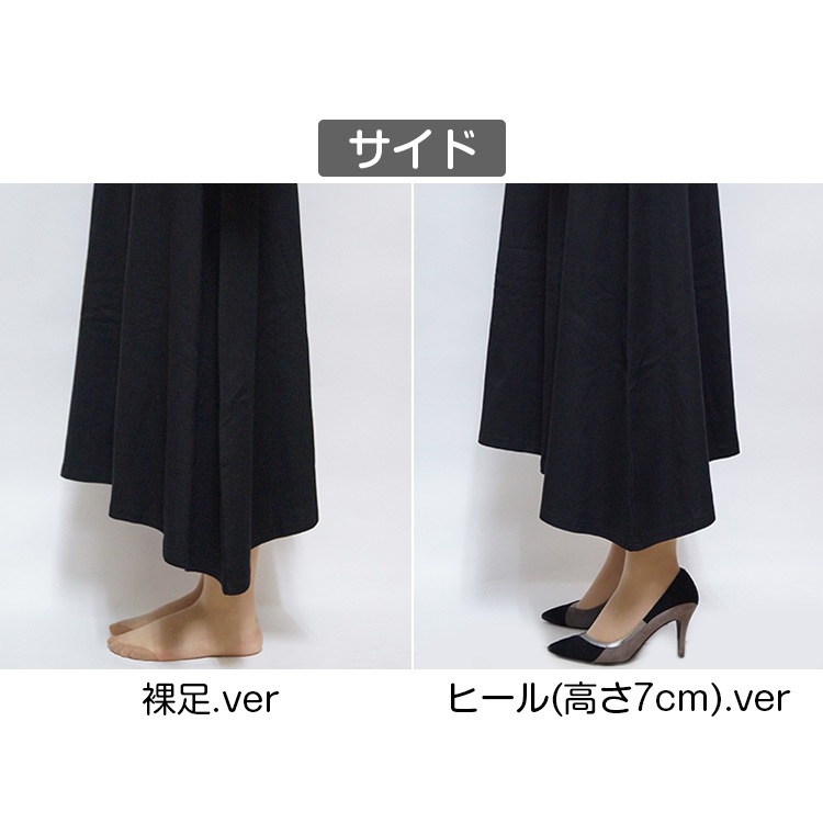 ワンピース レディース 春夏秋冬 半袖 ロング丈 前ボタン 膝下丈 フレア 裾ヘムライン シンプル 無地 カジュアル おしゃれ ルームウェア ブラック 黒 ネイビー JOCOSA 8273 送料無料 即納