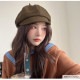 キャスケット 無地 ツノ ツイル コットン 秋 帽子 キャップ 小顔効果 春 韓国ファッション シンプル 大人 カジュアル ガーリー かわいい アウトドア キャンプ ピクニック 折りたたみ 旅行 夏 冬 ブラック ブラウン ベージュ アイボリー フリーサイズ JOCOSA 9421