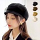 キャスケット 無地 ツノ ツイル コットン 秋 帽子 キャップ 小顔効果 春 韓国ファッション シンプル 大人 カジュアル ガーリー かわいい アウトドア キャンプ ピクニック 折りたたみ 旅行 夏 冬 ブラック ブラウン ベージュ アイボリー フリーサイズ JOCOSA 9421