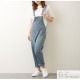 デニム オーバーオール サロペット ボトムス 韓国ファッション レディース 新作 春 夏 秋 ブルー S M L XL JOCOSA 9133