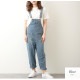 デニム オーバーオール サロペット ボトムス 韓国ファッション レディース 新作 春 夏 秋 ブルー S M L XL JOCOSA 9133