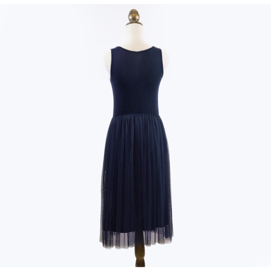 ワンピース レディース チュール ノースリーブ チュールスカート チュールワンピース ひざ丈 ロング 無地 春 夏 秋冬 切り替え ルームウェア 部屋着リラックスウェアリゾートビーチ ボーダー 薄手 ゆるテロ 送料無料 JOCOSA 即納 8280