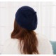 ベレー帽 レディース 帽子 ニット ふわふわ シンプル ロゴ 秋 冬 おしゃれ 可愛い 韓国 韓流 グレー ブラック 黒 アイボリーマスタード ピンク ブラウン 茶 ネイビー 紺 JOCOSA 8483 即納 送料無料