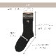 靴下 ソックス もこもこ ワンポイント 刺繍　リボン 厚手 3足セット ランダム あったか レディース 春 秋 冬 ブラック ホワイト 新作 フリーサイズ JOCOSA 9447