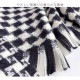 ストール 格子柄 大判 レディース 上品 ショール 羽織 ひざ掛け ブランケット 防寒 紫外線対策 UV対策 大人 可愛い おしゃれ フリンジ 韓国ファッション 春 秋 冬 新作 ブラック 黒 ベージュ フリーサイズ JOCOSA 8471