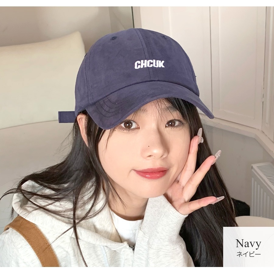 キャップ 帽子 ロゴ ワンポイント 韓国ファッション レディース 新作 春 夏 秋 冬 ブラック レッド グレー ベージュ ネイビー ブラウン グリーン フリーサイズ JOCOSA 9430
