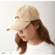 キャップ 帽子 ロゴ ワンポイント 韓国ファッション レディース 新作 春 夏 秋 冬 ブラック レッド グレー ベージュ ネイビー ブラウン グリーン フリーサイズ JOCOSA 9430