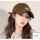 キャップ 帽子 ロゴ ワンポイント 韓国ファッション レディース 新作 春 夏 秋 冬 ブラック レッド グレー ベージュ ネイビー ブラウン グリーン フリーサイズ JOCOSA 9430