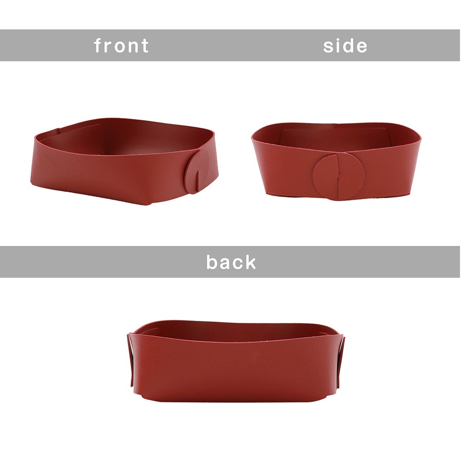 収納グッズ レザートレイ 折り畳み 12cm 小物入れ 小物トレー レザートレイ アクセサリー入れ 雑貨 インテリア 組み立て 新作 JOCOSA 9048