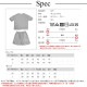 ルームウェア パジャマ 上下セット セットアップ 半袖 短パン トップス パンツ 韓国ファッション 春 夏 秋 新作 レディース ホワイト グレー M L JOCOSA 6211