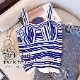 ニット タンクトップ トップス ミディ丈 ノースリーブ リブニット レディース 春服 夏服 JOCOSA 7249