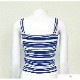 ニット タンクトップ トップス ミディ丈 ノースリーブ リブニット レディース 春服 夏服 JOCOSA 7249