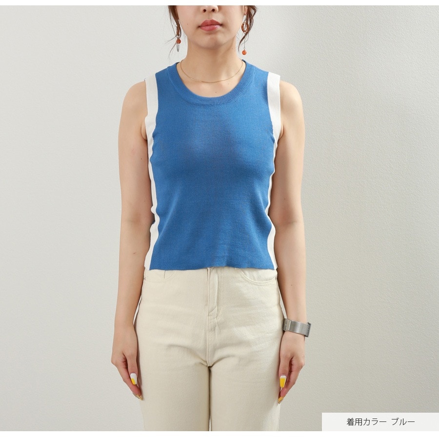 JUN&ROPE' tシャツ 「UV」「吸水速乾」ハーフZIPノースリーブ