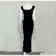 ワンピース ニット オフショルダー タイト ロング丈 半袖 春服 夏服 JOCOSA 5002