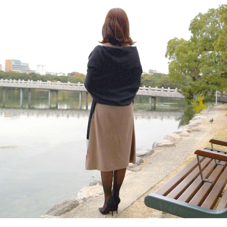 ストール レディース 大判 カシミアタッチ マフラー 無地 春 夏 秋 冬 ショール 羽織 ひざ掛け ブランケット 防寒 薄手 イエロー 黄色 サーモンピンク レッド 赤 コバルトブルー グレージュ グレー ブルー 青 ダークグレー カーキ ブラック 黒JOCOSA 8481 送料無料 即納