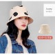 バケットハット リバーシブル 帽子 折りたたみ つば付き シンプル ドット 無地 きれいめ おしゃれ 可愛い 韓国ファッション レディース 春 夏 秋 新作 アイボリー ブラック 黒 ベージュ フリーサイズ JOCOSA 8454