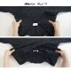 ニット トップス クロス 長袖 トップス セーター レイヤード風 秋 春 Vネック 無地 ショート丈 オフィスカジュアル セクシー シンプル 無地 韓国ファッション 大人 レディース ブラック オフホワイト グレー ベージュ ブラウン アイボリー フリーサイズ JOCOSA 7157